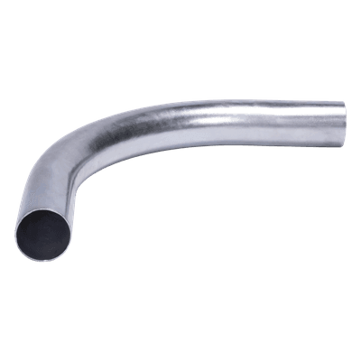 Curva/Codo de 90° de 2" (52mm) pared delgada galvanizado etiqueta verde