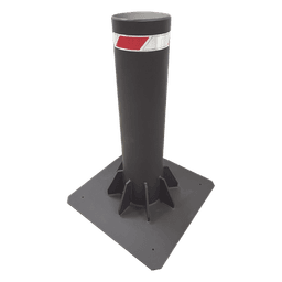 Bolardo Fijo de Alta Seguridad / 220 mm Diámetro / 750 mm Altura / 12 mm Espesor Pared / Acero al Carbón / 2.46 ft Altura / 0.72 ft Diámetro