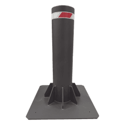 Bolardo Fijo de Alta Seguridad / 220 mm Diámetro / 750 mm Altura / 12 mm Espesor Pared / Acero al Carbón / 2.46 ft Altura / 0.72 ft Diámetro