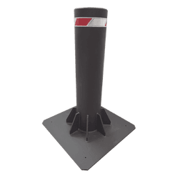 Bolardo Fijo de Alta Seguridad / 220 mm Diámetro / 750 mm Altura / 12 mm Espesor Pared / Acero al Carbón / 2.46 ft Altura / 0.72 ft Diámetro