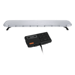 Barra de luces LED de 46" Rojo/Azul , De 132 LEDs, Controlador Incluido, Ideal para Equipar Unidades de Seguridad Publica