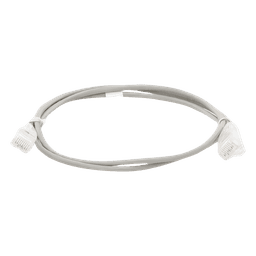 Cable de Parcheo Slim UTP Cat6 - 1 Metro (3.28 Pies), Gris, Diámetro Reducido (28 AWG)