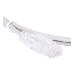 Cable de Parcheo Slim UTP Cat6 - 1.5 Metros (4.92 Pies) Gris Diámetro Reducido (28 AWG)