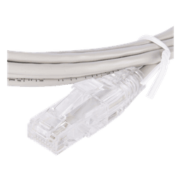 Cable de Parcheo Slim UTP Cat6 / 3 m (9.84 ft) / 28 AWG / Gris / 1 Gbps+
