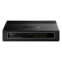 Switch no administrable de 16 puertos 10/100 Mbps para escritorio