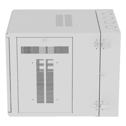 Gabinete PanZone de Montaje en Pared, de 19in, Puerta con Ventana de Seguridad, 12 UR, 762mm de Profundidad, Color Blanco