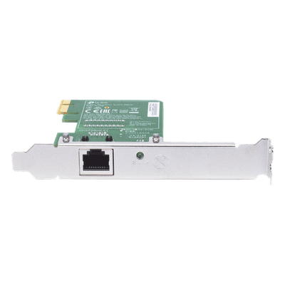 Adaptador de Red / PCI Express 32-bit / Gigabit Ethernet RJ45 / Wake-on-LAN / Full-Duplex / Windows 11/10/8.1/7