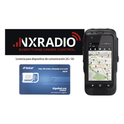 Kit Radio LTE / IP67 Sumergible / Pantalla 3.1' Gorilla Glass / Audio 2W / Batería 3600 mAh / 2G 3G 4G WiFi Bluetooth