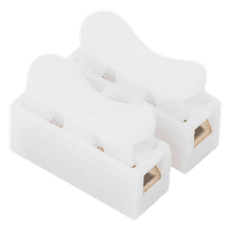 Conector Push / 2 Contactos / 250V / 10A / -40°C a 100°C / Cables 0.5-3.5 mm² / Material Antiflama