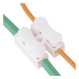 Conector Push / 2 Contactos / 250V / 10A / -40°C a 100°C / Cables 0.5-3.5 mm² / Material Antiflama