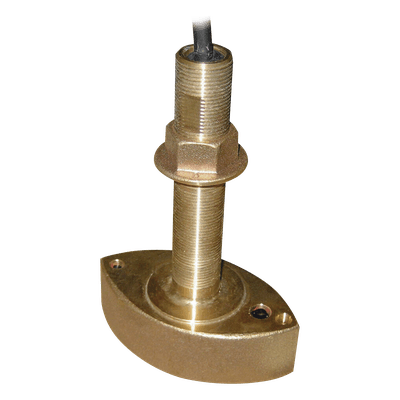Transductor / Frecuencia dual 50/200 kHz / Potencia 600 W / Thru-hull / Cable 2 m (6.6 ft)