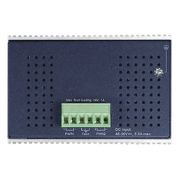 Switch Industrial PoE no administrable de 8 Puertos 10/100TX 802.3at,  Hasta 240 W, Combo TP / SFP Gigabit TP / SFP  (-40 ~ 75 grados C)