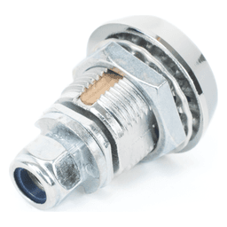 Chapa de Cañón para Gabinete Metálico / Llave Única / Puertas Frontales / Compatible GABVID y SR19