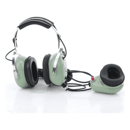 Auriculares estilo Muff-Mic para operaciones de mantenimiento y rampas en aeropuertos