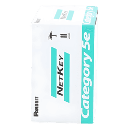 Bobina de Cable UTP / Categoría 5e / 24 AWG / 305 m (1000 ft) / 4 Pares / Cobre Sólido / PoE / PVC CM