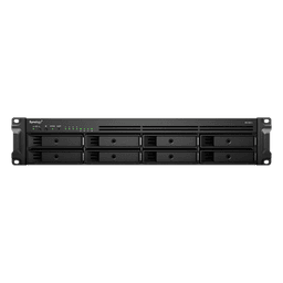 Servidor NAS Rack / 8 Bahías SATA / Expansión a 12 Bahías / CPU AMD Ryzen V1500B / 4 GB DDR4 ECC / 10/25GbE PCIe / Fuente Redundante / Chasis 2U