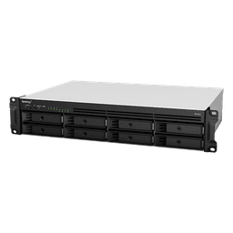 Servidor NAS Rack / 8 Bahías SATA / Expansión a 12 Bahías / CPU AMD Ryzen V1500B / 4 GB DDR4 ECC / 10/25GbE PCIe / Fuente Redundante / Chasis 2U
