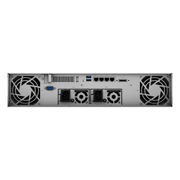 Servidor NAS Rack / 8 Bahías Expandible a 12 / CPU AMD Ryzen V1500B / 4 GB DDR4 ECC Hasta 32 GB / 10/25GbE SFP28 / Lectura 2,315 MB/s / Escritura 1,147 MB/s