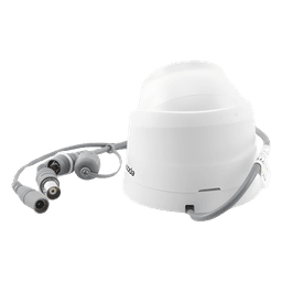 AUDIO POR COAXITRON / Domo TURBOHD 2 Megapixel (1080p) / Gran Angular 106° / Lente 2.8 mm / 20 mts IR EXIR / Interior / 4 Tecnologías / dWDR