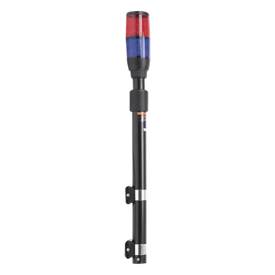 Luz Telescópica LED / 3 Watts / 10-30 VCC / 3A Máx / Longitud Ajustable 64-104 cm (25.2-40.9 in) / Rojo/Azul