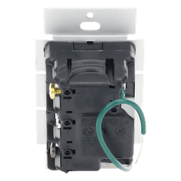 Interruptor electrónico Maestro on/off de 8 A para iluminación y motores de hasta 1/4 HP, 120 V, requiere neutro, color negro, para sistema RadioRA 2