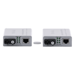 Convertidor de Medios / Alcance 20 km / 1 Puerto SC/UPC 1000 Mbps / 1 Puerto RJ45 1000 Mbps / Longitud de Onda Tx 1310nm Rx 1550nm / Par A y B