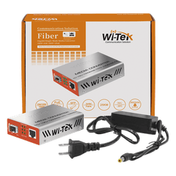 Convertidor de Medios RJ45 100/1000 Mbps + SFP 1000 Mbps