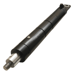 Pistón Hidráulico para Barrera Vehicular / Cilindro Articulado 20 mm / Presión 50 bar / Capacidad 1 Litro / Aleación de Aluminio Anodizado