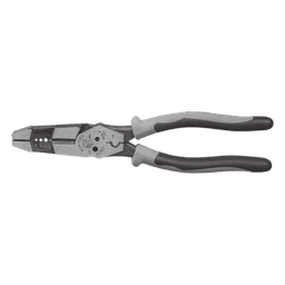 Pinza Híbrida con Ponchadora de 8". Pela Cable Sólido de 10-14 AWG y Cable Trenzado de 12-16 AWG