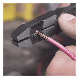 Pinza Híbrida con Ponchadora de 8". Pela Cable Sólido de 10-14 AWG y Cable Trenzado de 12-16 AWG