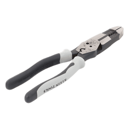 Pinza Híbrida con Ponchadora de 8". Pela Cable Sólido de 10-14 AWG y Cable Trenzado de 12-16 AWG
