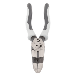 Pinza Híbrida con Ponchadora de 8". Pela Cable Sólido de 10-14 AWG y Cable Trenzado de 12-16 AWG
