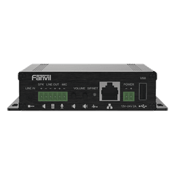 Gateway IP/SIP para Voceo / Amplificador Integrado 30 W / Entrada Audio 3.5 mm / Reproducción MP3 vía USB y TF / PoE 802.3af / 2 Líneas SIP / Códec Opus