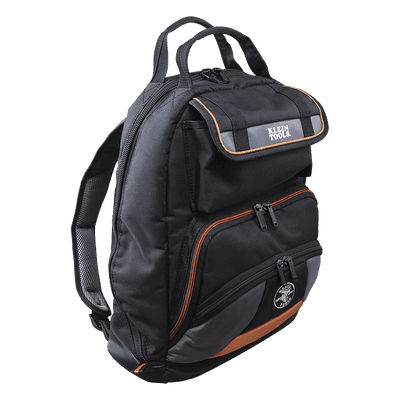 Mochila para Herramientas / 35 Bolsillos / Tela Balística 1680D / Interior Naranja / Base Resistente Texturizada