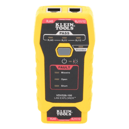 Probador de Cables de Red y Probador de Cables de Datos LAN Explorer™ con Transmisor Remoto.