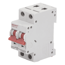 Protección Térmica/ Interruptor 2P, 32A,  Corriente Directa  800 Vcc para Aplicación Fotovoltaica Montaje Riel DIN