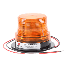Estrobo ámbar FIREBOLT PLUS de tecnología LED, 12-72 Vcc 