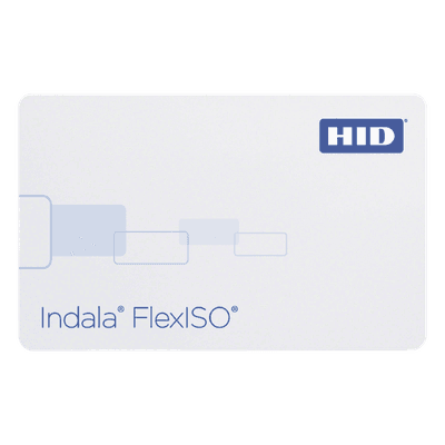 Tarjeta de proximidad / 125 kHz / 5.4 x 8.6 x 0.076 mm / 26 bits / Acabado glossy blanco