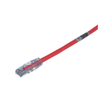 Cable de Parcheo TX6, UTP Cat6, 24 AWG, CM/LSZH, Color Rojo, 1 ft
