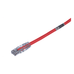 Cable de Parcheo TX6, UTP Cat6, 24 AWG, CM/LSZH, Color Rojo, 1 ft