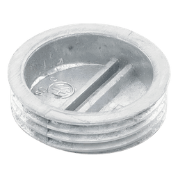 Tapón Roscado / 3/4 Pulgada / Aluminio Inyectado / IP66 / Cajas Cuadradas / UL 514A / CSA-C22.2