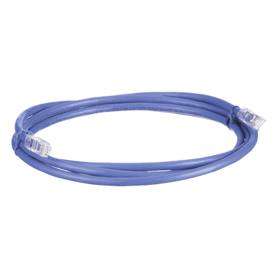 Cable de Parcheo UTP, Cat6A, 24 AWG, CM, Color Azul, 1.52 Metros (5 Pies)