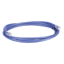 Cable de Parcheo UTP, Cat6A, 24 AWG, CM, Color Azul, 1.52 Metros (5 Pies)