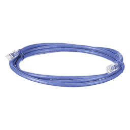 Cable de Parcheo UTP, Cat6A, 24 AWG, CM, Color Azul, 1.52 Metros (5 Pies)