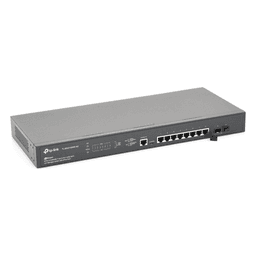 Switch Administrable L2+ / 8 Puertos PoE+ MultiGigabit 2.5G / 2 Puertos SFP+ 10G / Presupuesto PoE 240W / Rendimiento 80 Gbps / Montaje en Rack