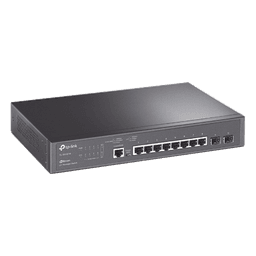 Switch JetStream SDN Administrable 8 puertos 10/100/1000 Mbps + 2 puertos SFP, administración centralizada OMADA SDN 
