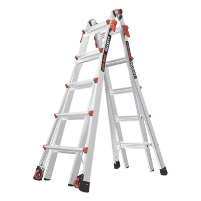 Escalera Multi-Posiciones de 6.7 m (22') para Suelos Inclinados o con Desniveles. 