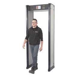 Arco Detector de Metales / 18 Zonas de Detección / Sensor IR Antifalsas Alarmas / Certificación FAA / Cumplimiento NILECJ 0601.00 Niveles 1-5 / Anclaje para Piso