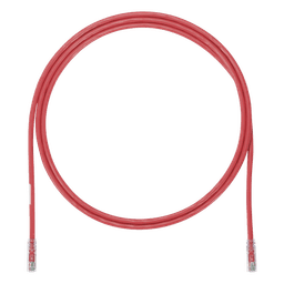 Cable de Parcheo UTP, Cat6A, 24 AWG, CM, Color Rojo, 1.52 Metros (5 Pies)