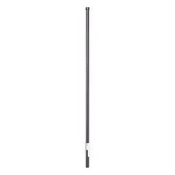 Poste de Esquina para Cerca Electrificada / 1.2 m (3.9 ft) / Tubo Galvanizado Calibre 18 / 1" Diámetro / 5 Aisladores